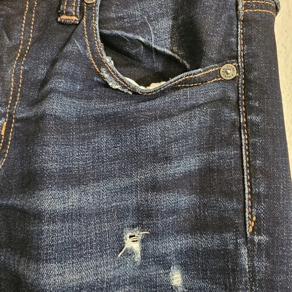 American Eagle Outfitters Dark Blue Jeggins Jeans - Picture 4 of 10